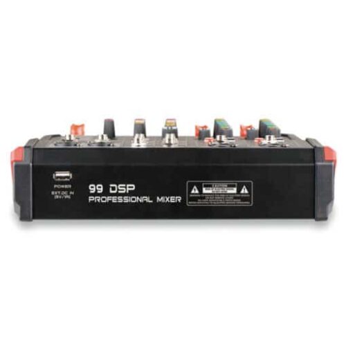 מיקסר 6 ערוצים עם 99 אפקטים, BT והקלטה KARSECT KG-FM06