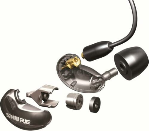 אוזניות In-Ear מבודדות רעש בצבע שחור SHURE SE215