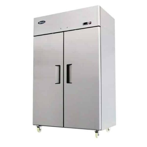 מקרר נירוסטה עומד 2 דלתות 1400 ליטר מבית HOTPOINT